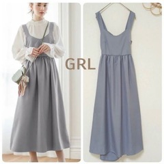 【GRL】バックリボンワンピース Lサイズの画像