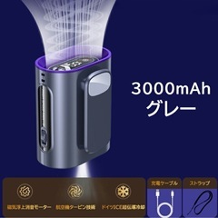 【2025最新型】腰掛け扇風機 腰掛けファン ウエストファン 冷却プレート 充電の画像