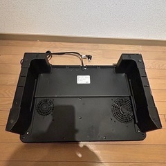 お得‼︎アイリスオーヤマ　2口IHコンロ（脚付）　IHK-W1S-B　2018年製の画像