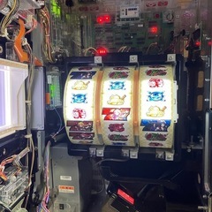 パチスロ実機　戦国コレクション3 コイン不要機付きの画像