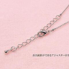 【新品】ダブルオープンハートの上品cuteネックレス SL-1044の画像