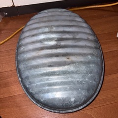 GY0725 マルカ　金属製湯たんぽ　24×32 昭和レトロの画像