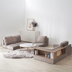 LOWYA⭐︎先日購入品　美品　即日取引優先⭐︎ローソファ　コーナーソファの画像