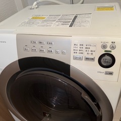 SHARP ドラム式洗濯乾燥機 ES-S70-WL 洗濯 7kg 乾燥3.5kgの画像