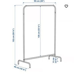IKEA ハンガーラックの画像
