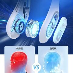 （新品未使用）首掛け扇風機 ネッククーラーの画像