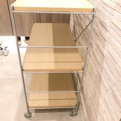 無印良品のスチールユニットシェルフ〔美品  程度良好〕の画像