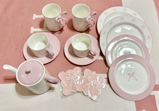 Francfranc リボンマグカップ他　食器セット