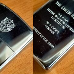◆zippo ジッポライター グリーンベレー ベトナム戦争 難ありの画像