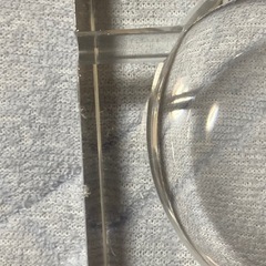 ガラスの小物入れ　小さめ　四角　灰皿　中古の画像