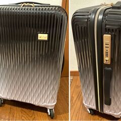 シフレ スーツケース キャリーケース　43L ミニトランク付き ルナルクス LUN2116K-55 ミッドナイトの画像