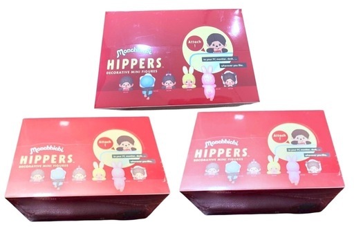 HIPPERS Monchhichi ヒッパーズ モンチッチ アソート4ボックス HIPPERS Monchhichi ヒッパーズ モンチッチ(Assort Box