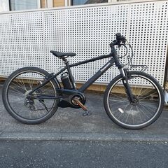 【美品】Panasonic パナソニック 電動アシスト自転車 Hurryer ハリヤ BE-ELH242B バッテリー12Ah 26インチ 7段変速 マットナイト 電動自転車 充電器あり 譲渡証明書の画像
