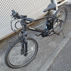 【美品】Panasonic パナソニック 電動アシスト自転車 Hurryer ハリヤ BE-ELH242B バッテリー12Ah 26インチ 7段変速 マットナイト 電動自転車 充電器あり 譲渡証明書の画像