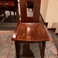 木製チェア　の画像