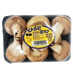 しいたけのパック作業の画像