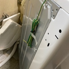 洗濯機　動作確認　ジャンクの画像