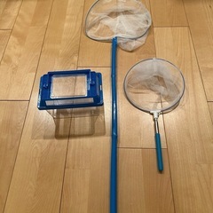 【受け渡し決定】虫取り網、虫かごの画像