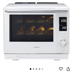 東芝(TOSHIBA) 過熱水蒸気オーブンレンジ 石窯ドーム 30L 300℃ 2段調理 ER-XD3000(W) の画像