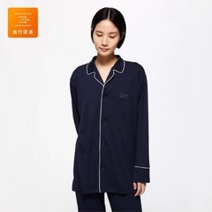 SIXPADRecovery Wear SleepMサイズネイビーパジャマ上のみの画像