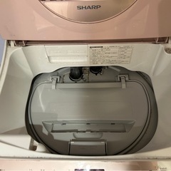SHARPシャープ　洗濯機ES-TX5A中古の画像
