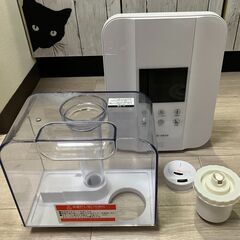 【超音波＆加熱】AND・DECO　4.4L　多機能ハイブリッド加湿器　2021年製　専用リモコン付きの画像