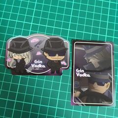 名探偵コナン  ジン＆ウォッカ  ステッカー4枚セットの画像