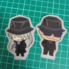 名探偵コナン  ジン＆ウォッカ  ステッカー4枚セットの画像
