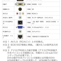シャープ液晶テレビ　LC-37DX1 リモコン付きの画像