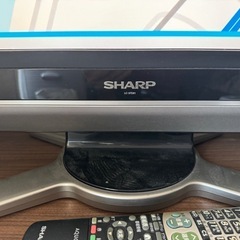 シャープ液晶テレビ　LC-37DX1 リモコン付きの画像