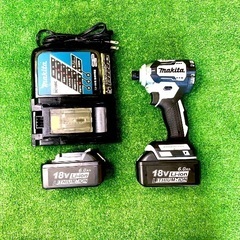 ♦️超美品♦️マキタ/TD170D/インパクトドライバーセット 18V ★新品6.0Aバッテリー×2・新品ハードケース付★検索用 TD172/TD173/TD148/TD171の画像