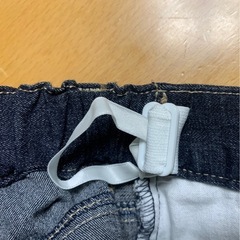 8    クラウンバンビ　デニム風ストレッチ生地ショートパンツ150の画像