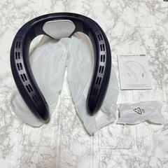 【新品未使用】ネッククーラー 背中送風 冷却プレート 首掛け 羽なし 扇風機 ネックファン の画像