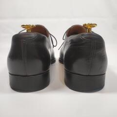 美色パティーヌ仕上げ Berluti アレッサンドロ 8.5 黒紫 メダリオン ホールカットの画像