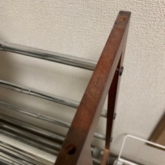 ニトリ製 2段重ねできる伸縮シューズラック(2個セット)の画像