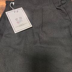 ◆新品未使用◆ワイドパンツ XL ◆ブラックの画像
