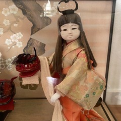 日本人形　獅子舞の画像