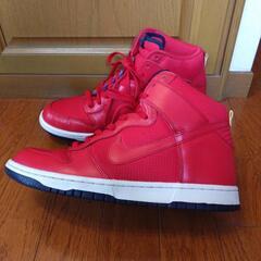 美品　ナイキ　DUNK HIGH UNIVERSITY RED　28.0cmの画像