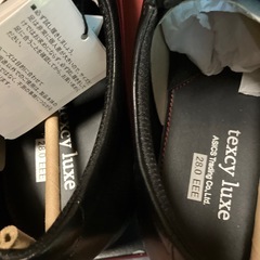 アシックス texcy luxe 天然革靴新品の画像