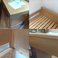 東京都日野市　引取限定　 コイズミ学習デスク・ハンガーラック・ベッド　３点セット　現状品の画像