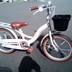 １８インチ　子供自転車　MAHALO ベージュの画像