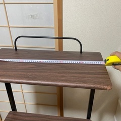 デスクテーブル　+ 椅子　2点セットの画像