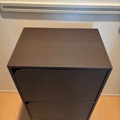 ニトリ　カラーボックス　Nカラボ　ブラウンの画像