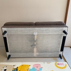 NITORI 2人用布張り肘無しソファ(CA1 DR-DMO)の画像