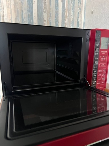 「使用半年3年保証有」日立 オーブンレンジ MR0-S7A(R)