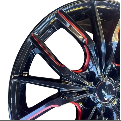 中古 WEDS アルミホイール 4本セット ウェッズ レオニスLV 18インチ