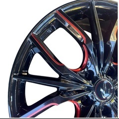 中古 WEDS アルミホイール 4本セット ウェッズ レオニスLV 18