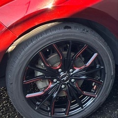 中古 WEDS アルミホイール 4本セット ウェッズ レオニスLV 18インチの画像