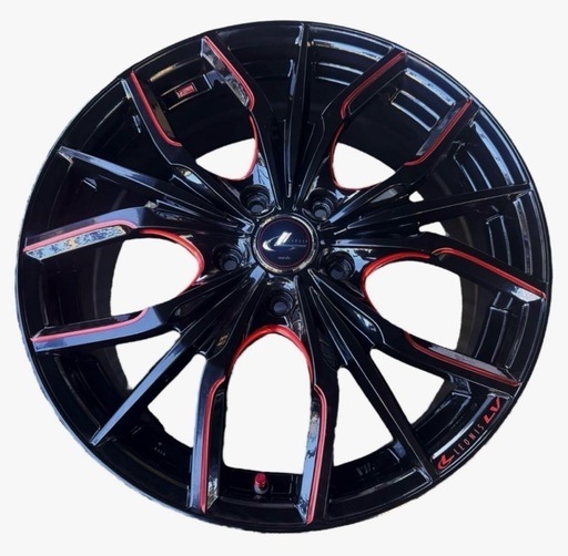 「トラ」ウェッズ　レオニスLV 18インチ　4本セット 中古 WEDS アルミホイール 4本セット ウェッズ レオニスLV 18