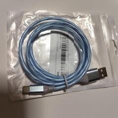 【受渡者決定】光 type ‐ C 充電器 １㍍ ブルーの画像